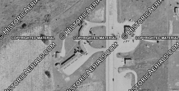 Green Acres Motel - 1955 Aerial (newer photo)